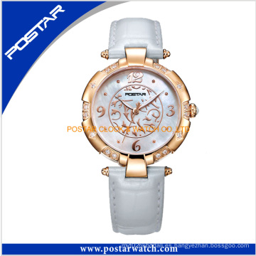 Alta calidad de moda de lujo de acero inoxidable diamante reloj de pulsera